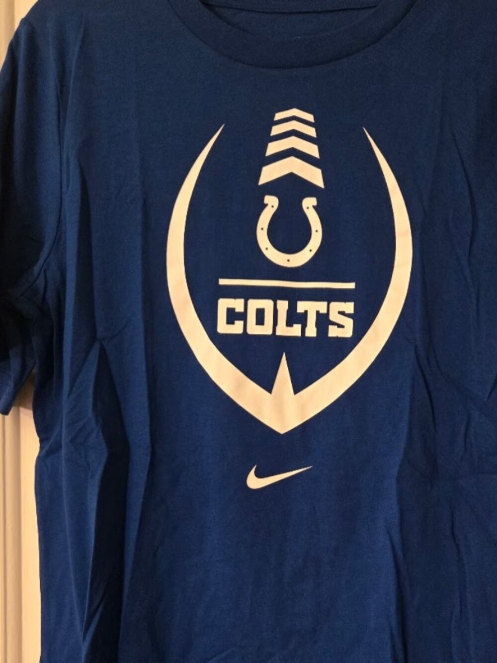 Nike Indianapolis Colts Youth Blue Football Icon Short Sleeve T-Shirt
